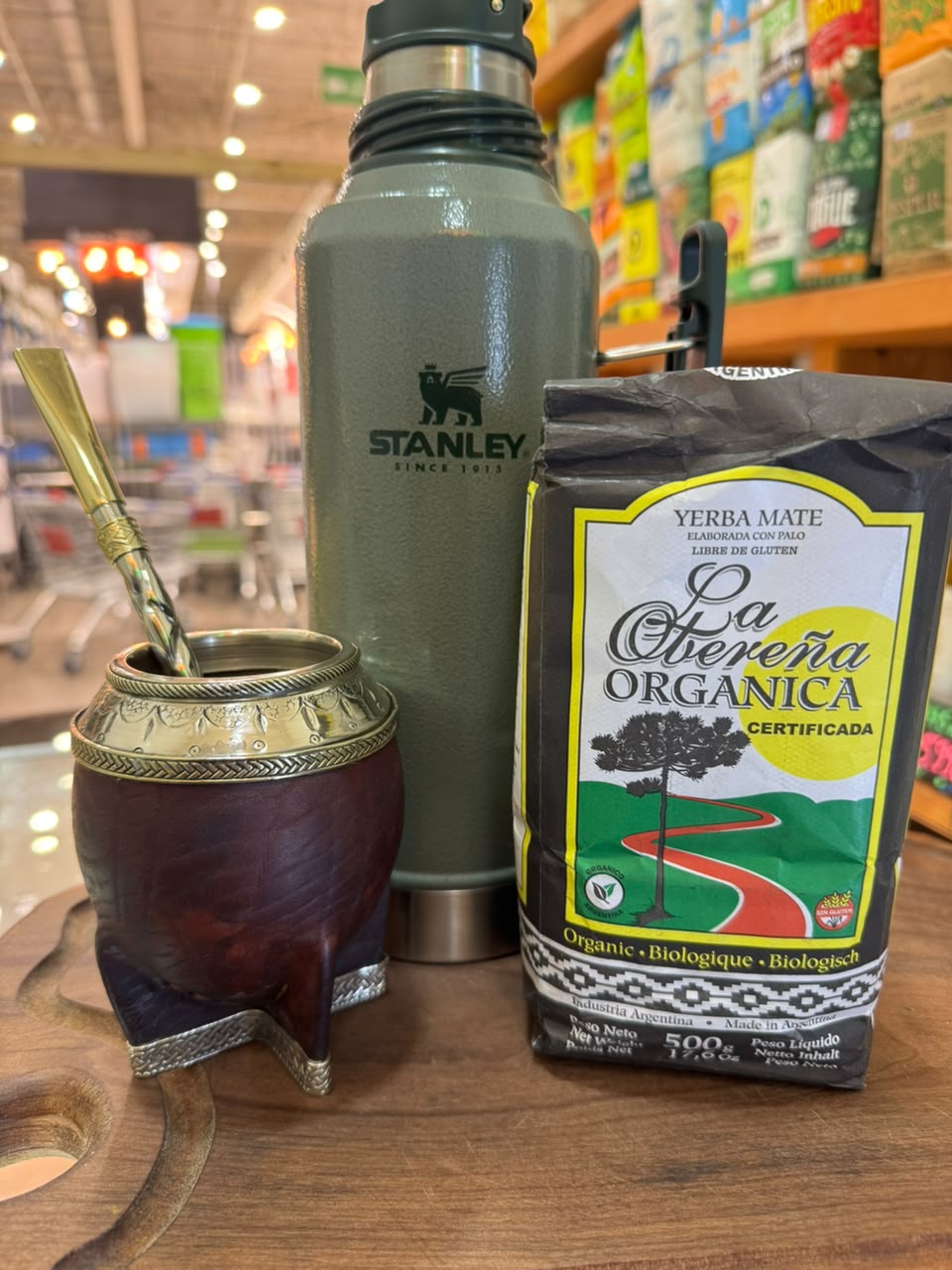 Yerba Mate La Obereña Orgánica Certificada 500 g - Imagen 2
