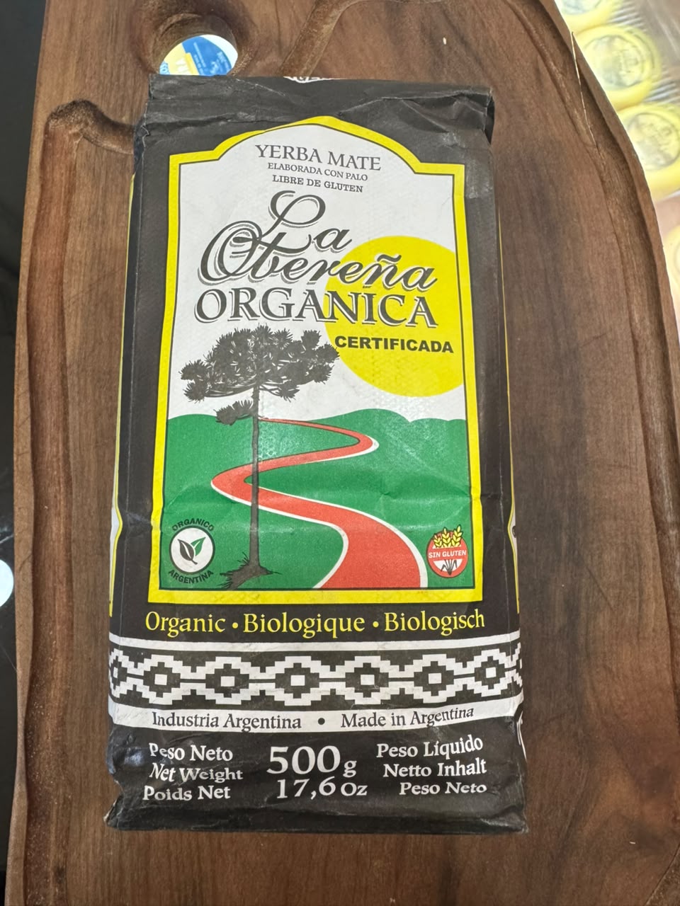 Yerba Mate La Obereña Orgánica Certificada 500 g
