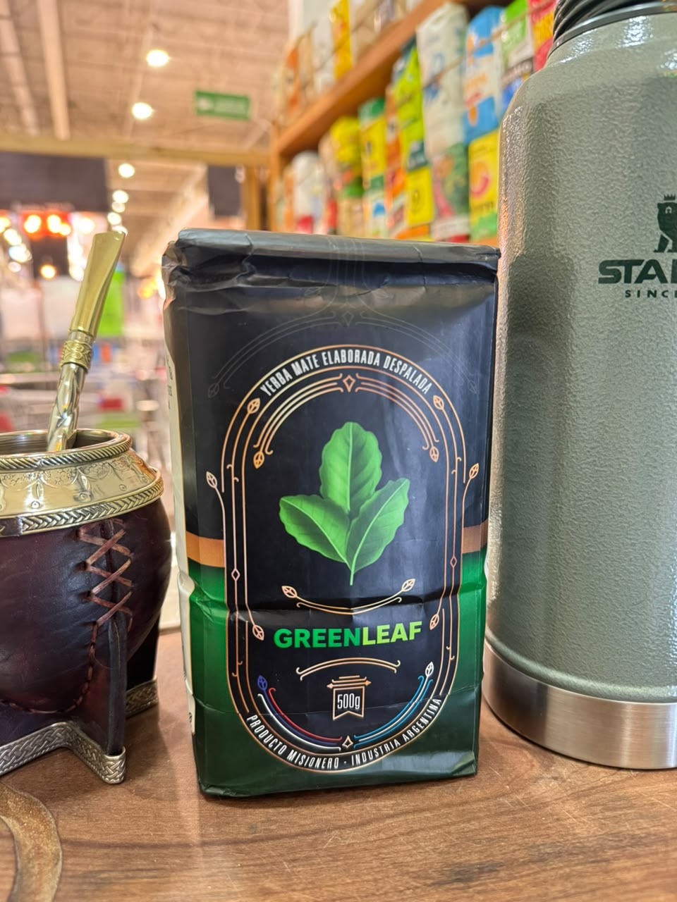 Yerba Mate Greenleaf Despalada 500 g – Sabor Intenso y Bajo Contenido de Palo - Imagen 2