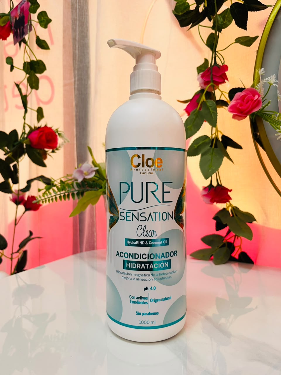 💧 Acondicionador Cloe Professional Pure Sensation Clear 1000 ml – Hidratación Intensa y Suavidad Renovada